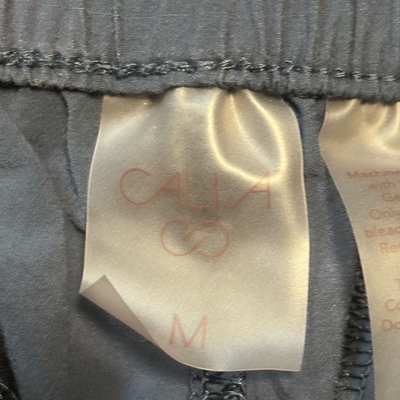 Calia by Carrie Underwood Joggers Women’s M Navy Blue Stretch Pants Zip Hem - Picture 9 of 10